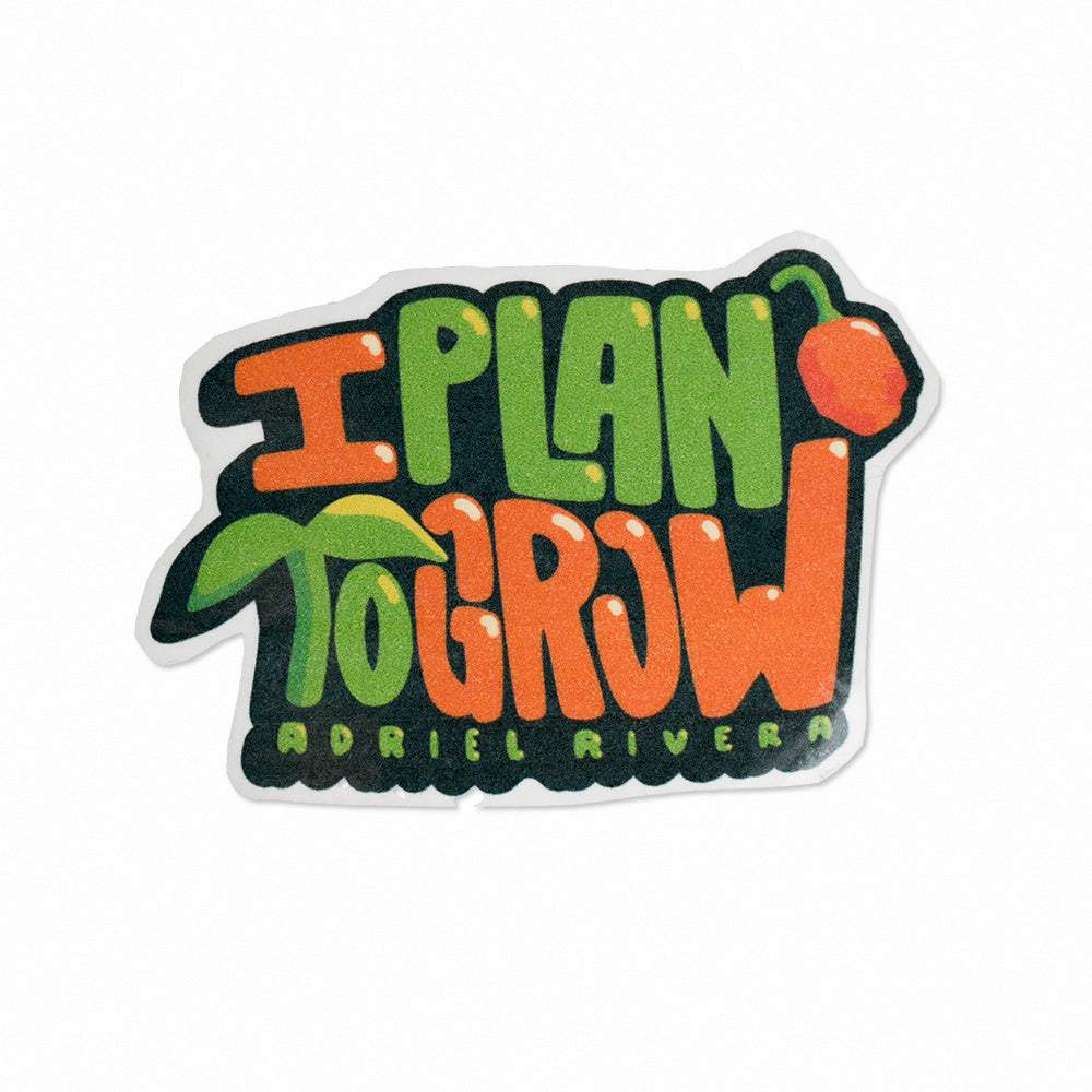 "I Plan to Grow" Handmade Sticker Pack + Seeds