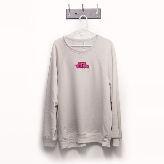 "are we there yet?" Embroidered Crewneck Sweatshirt (Limited Quantity)