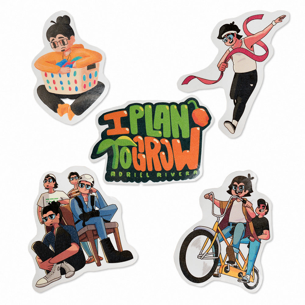 "I Plan to Grow" Handmade Sticker Pack + Seeds